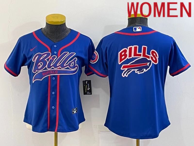 Women Buffalo Bills Blank Blue 2022 Nike Co branded NFL Jersey->los angeles rams->NFL Jersey
